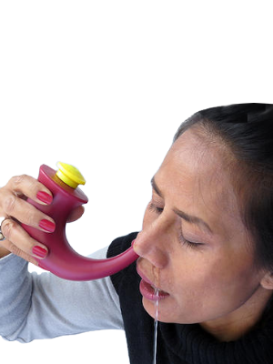 Ancdream 500ML Lavage Nasale Neti Pot Lavage de Nez Hygiène Nasale Enfants Adultes Ecoulement Nasal Clair