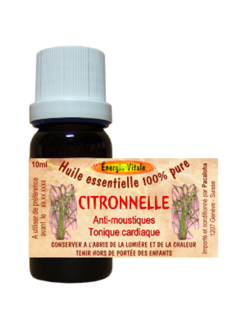 Huile essentielle de Citronnelle - 10ml