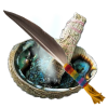 Plume et fumigation - illustration