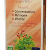 Infusion Bio aux Fleurs de Bach - Concentration, Mémoire, Vitalité