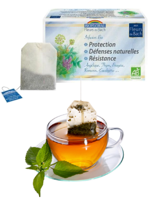 Infusion Bio aux Fleurs de Bach - Défenses naturelles, Protection, Résistance - illustration 2