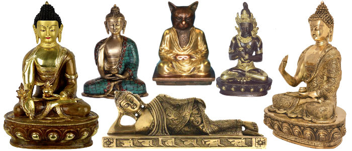 Bandeau Bouddha bronze 01