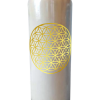 Bougie végétale Neuvaine Blanche avec Fleur de Vie