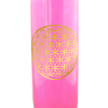 Bougie végétale Neuvaine Rose avec Fleur de Vie