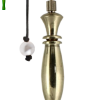 Pendule KARNAK en laiton doré avec témoin