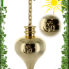 Pendule GOUTTE Om en laiton avec témoin 45gr