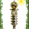 Pendule ISIS laiton doré 4 anneaux avec témoin 25gr