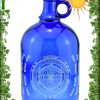 DEVI WATER bouteille d'eau bleu cobalt - Shri Yantra