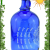 DEVI WATER bouteille d'eau bleu cobalt - Shri Yantra – Image 2