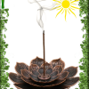 Porte encens Fleur de Lotus métal GM