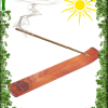 Porte encens en bois gravé symbole "Arbre de Vie"