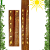 Porte encens en bois gravé "OM Manah Shivaya" – Image 2