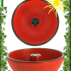Porte encens IWACHU en fonte rouge – Image 2